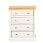 (image for) 4 Drawer Chest Dresser - White