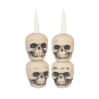 (image for) Double Skull Candle Holders 2pc