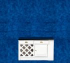 (image for) Kitchen Island - White w/ Black Countertop