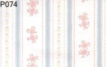 (image for) Prepasted Wallpaper, 3 Pieces: Blue Rose Floral