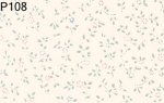 (image for) Prepasted Wallpaper, 3 Pieces: White Tiny Floral