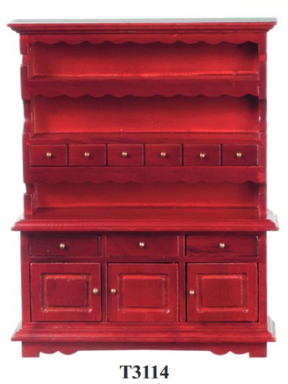 (image for) Colonial Mahogany Hutch