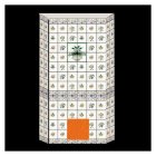 (image for) Floral Mosaic Fireplace Wallpaper Panel