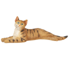 (image for) Striped Orange Cat Stretched Out
