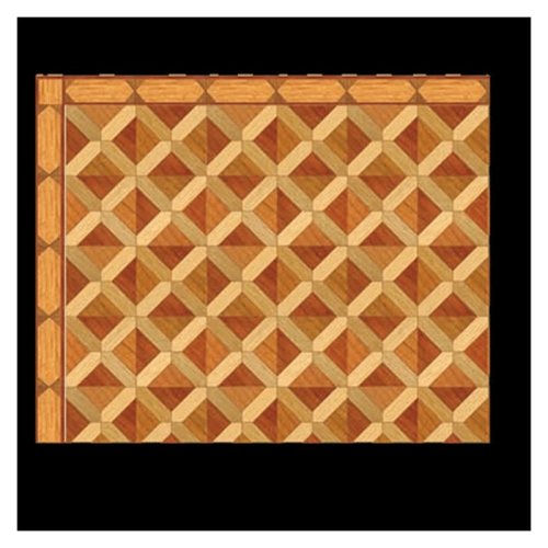 (image for) 1/2in Scale Square Parquet Wood Flooring Sheet
