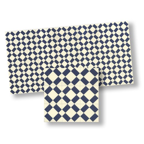 (image for) Blue Design Mosaic Tile