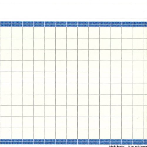 (image for) Blue Bordered White Wall Tile