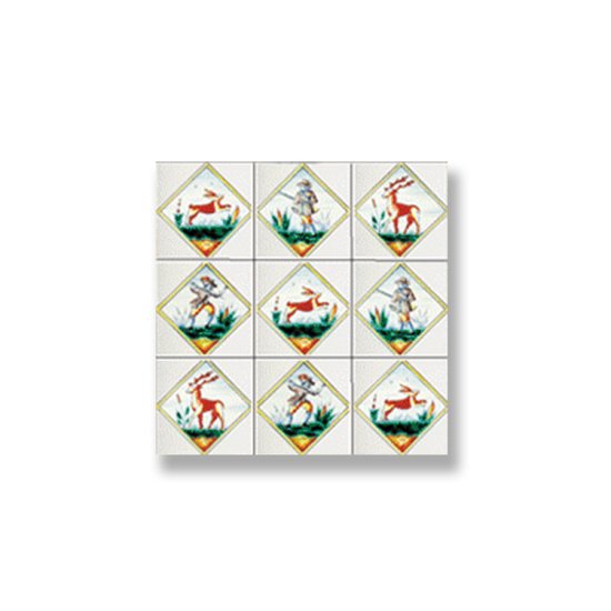 (image for) Hunting Picture Mosaic Tile Sheet