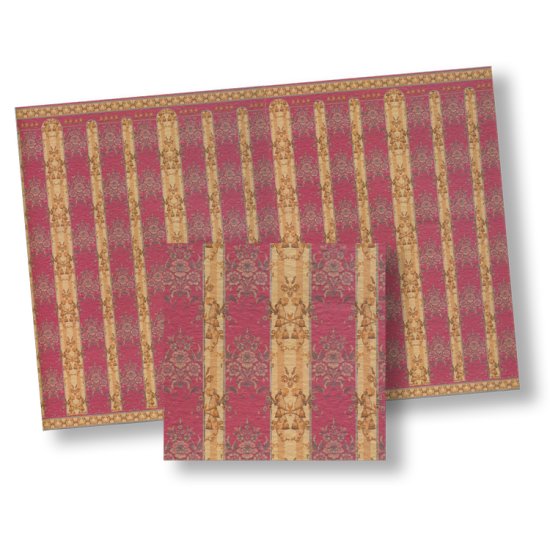 (image for) Gofrado Decorative Wallpaper Red Floral