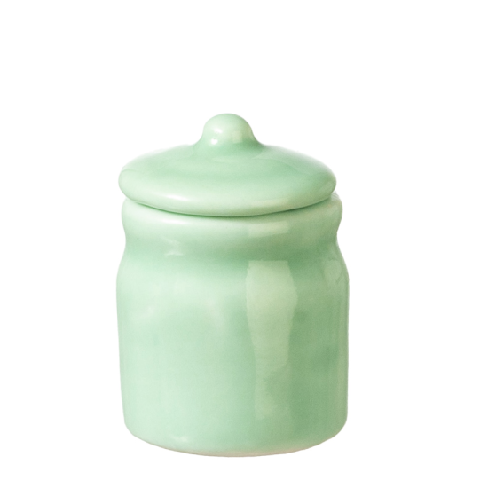 (image for) Cookie Jar w/ Removable Lid - Green