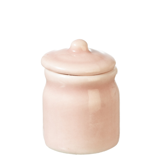 (image for) Cookie Jar w/ Removable Lid - Pink
