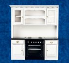 Kitchen Stove Counter Top & Cabinets Unit - White (image for) Kitchen Stove Counter Top & Cabinets Unit - White