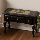 (image for) Black Floral Table