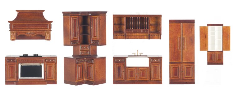 (image for) Kitchen Set 6pc - Walnut
