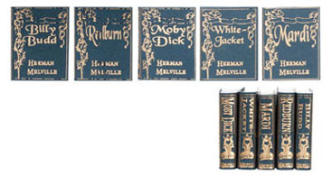 (image for) Melville, Herman Books, 5pc