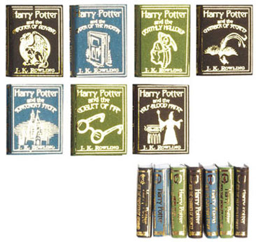 (image for) JKR, HP - Foil Books, 7pc