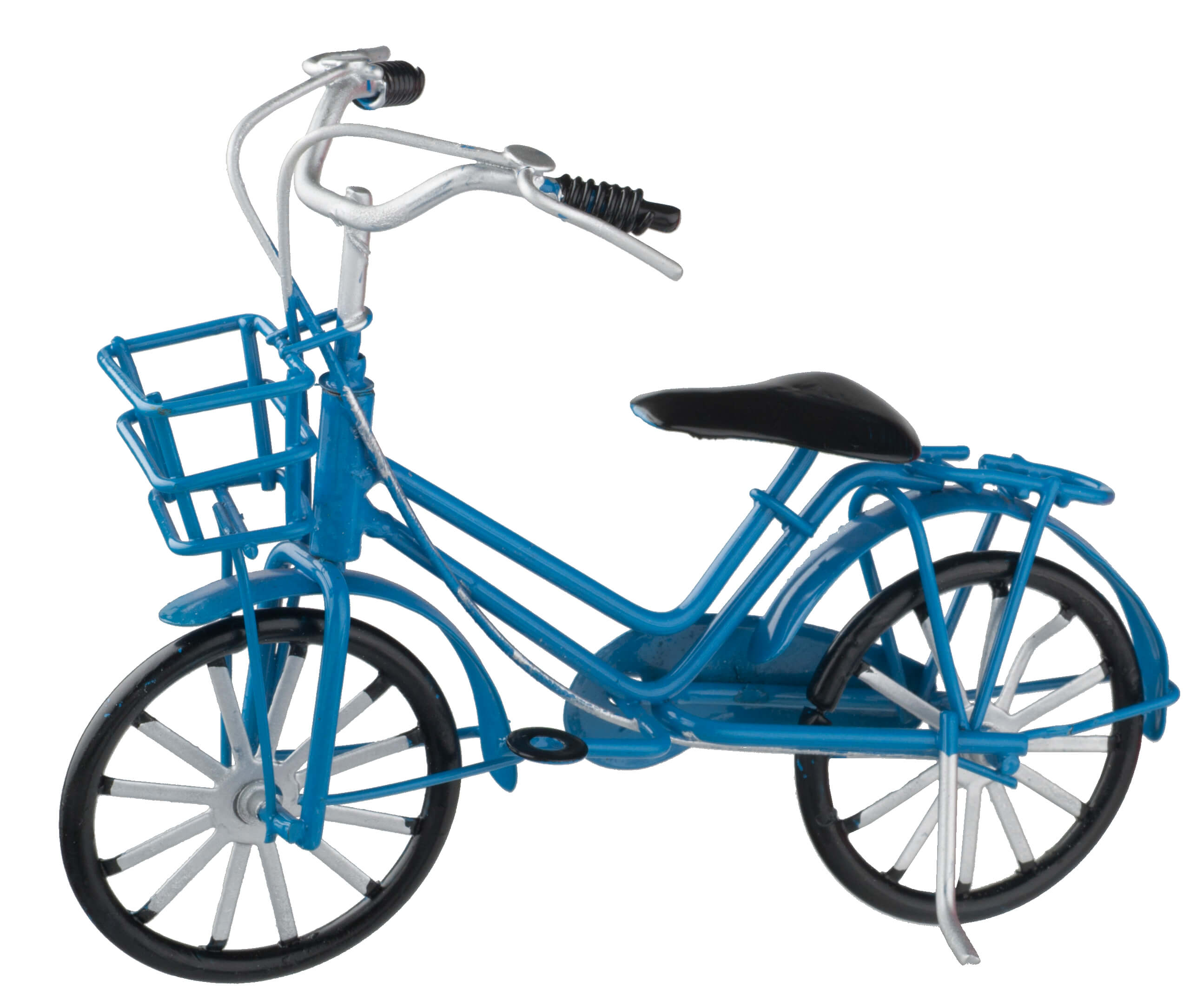 Blue Bicycle w/ Basket