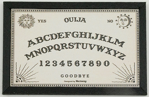 Aged Ouija Framed Picture