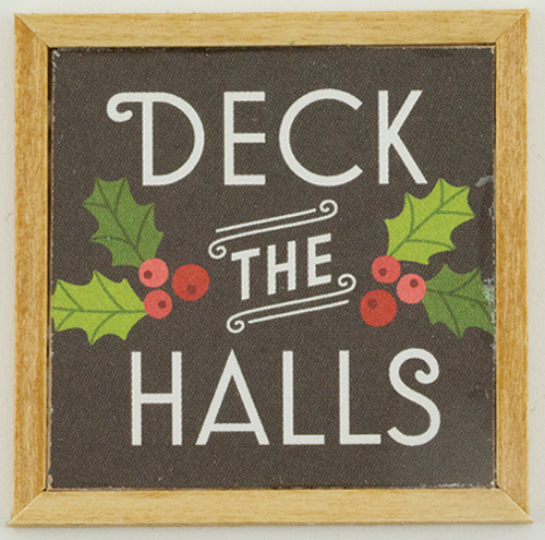 Deck the Halls Holiday Framed Picture