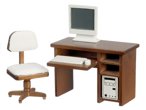 6 Piece Walnut Desk Set