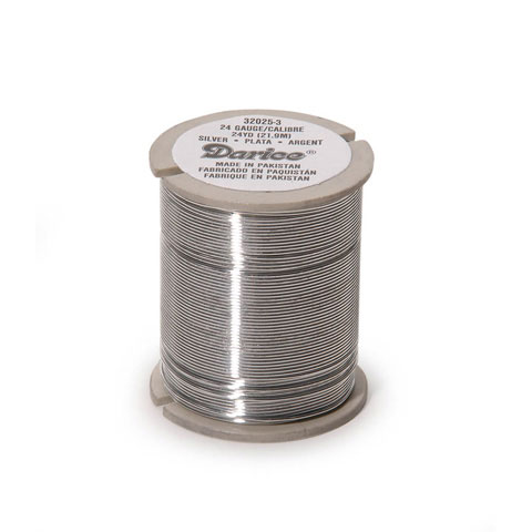 Beading Wire 24 Gauge Silver 24 yards