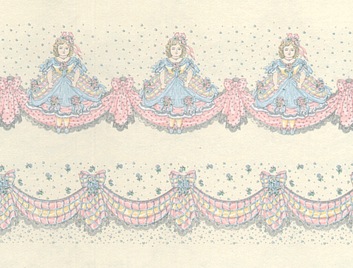 (image for) Wallpaper Mon Cheri Cream 3pc