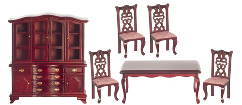 (image for) Victorian Dining Room Set - 6pc - Mahogany