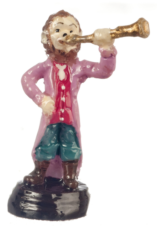Monkey Bugler Figurine