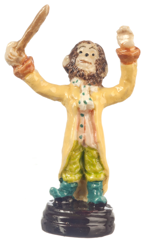 Monkey Music Conductor Figurine