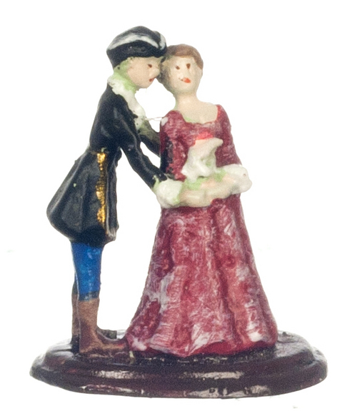 Man and Woman Holding Hands Figurine