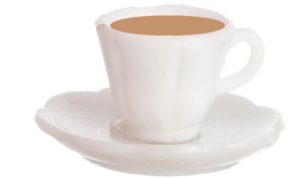 Cup of Tea on Saucer