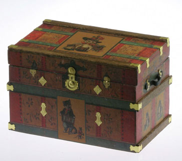 Lithograph Wooden Trunk Kit Catland
