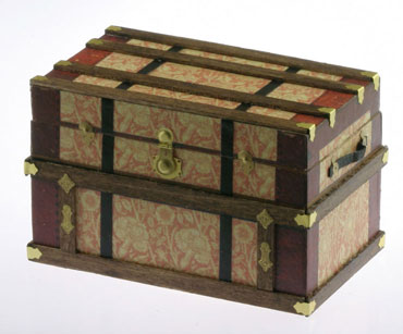 Lithograph Wooden Trunk Kit Wm Morris Design 2