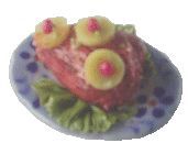 Ham Topped with Pineapple & Cherry