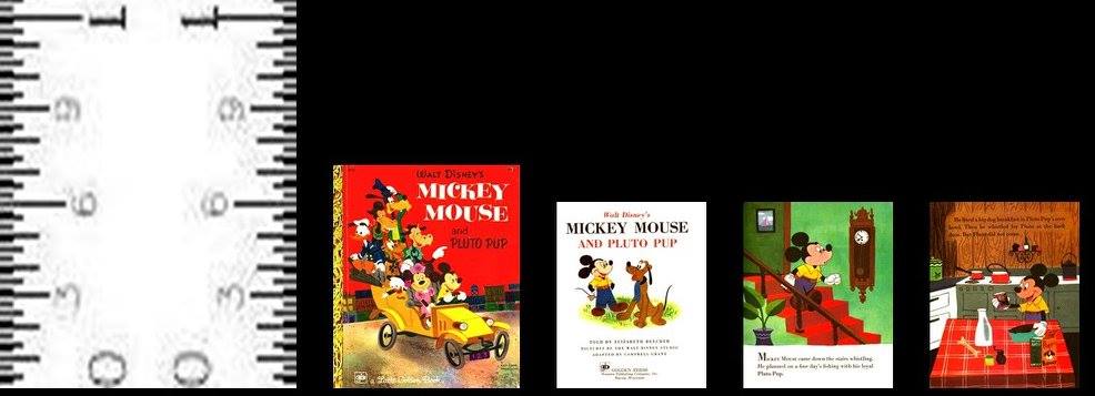 Mickey Mouse and Pluto Pup Little Golden Book