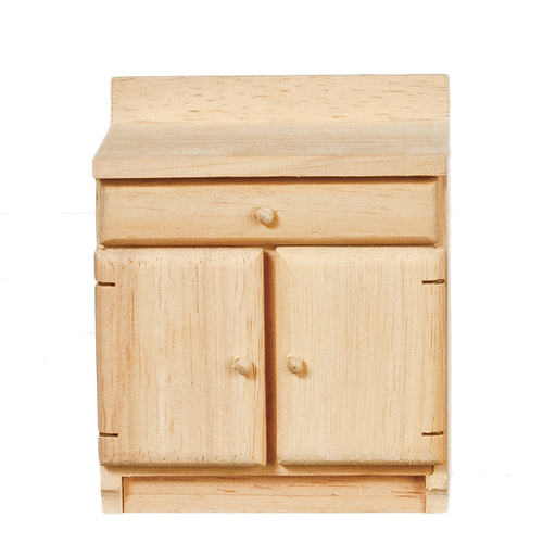 Plain Kitchen Cabinet - Unfinished Wood