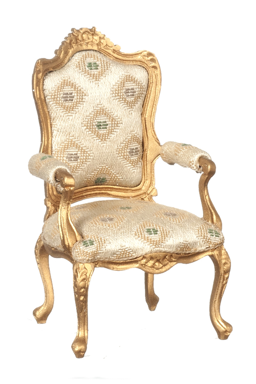 French Louis XV Gilded Fauteuil Armchair