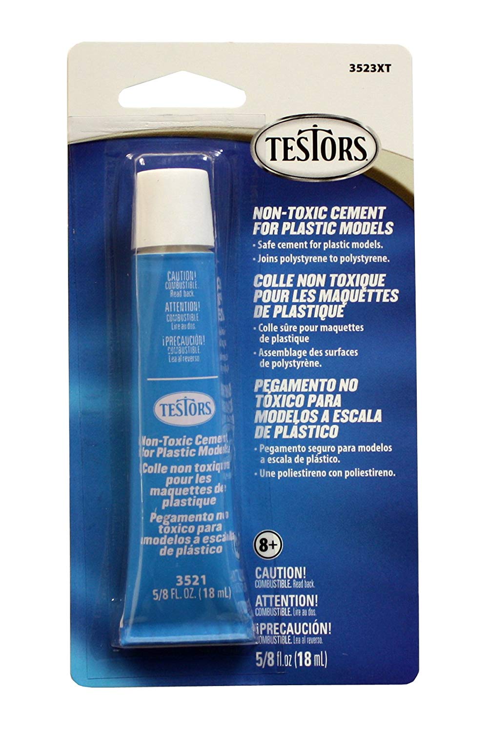 Testors® Nontoxic Styrene Cement Adhesive 0625 oz