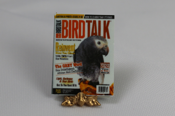 Dollhouse Miniature Detailed Replica Magazine Bird Talk B016 