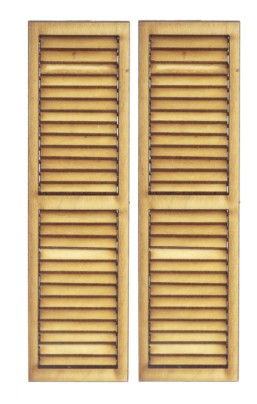 Working Louvered Shutters 2pc