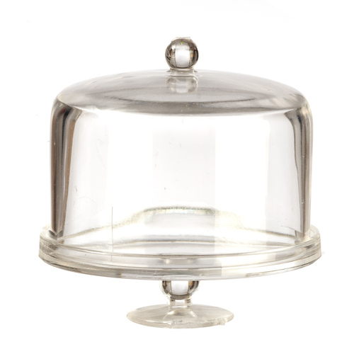 Cake Stand w/ Dome Cylindrical