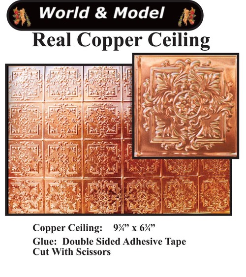 Floral Design Copper Ceiling