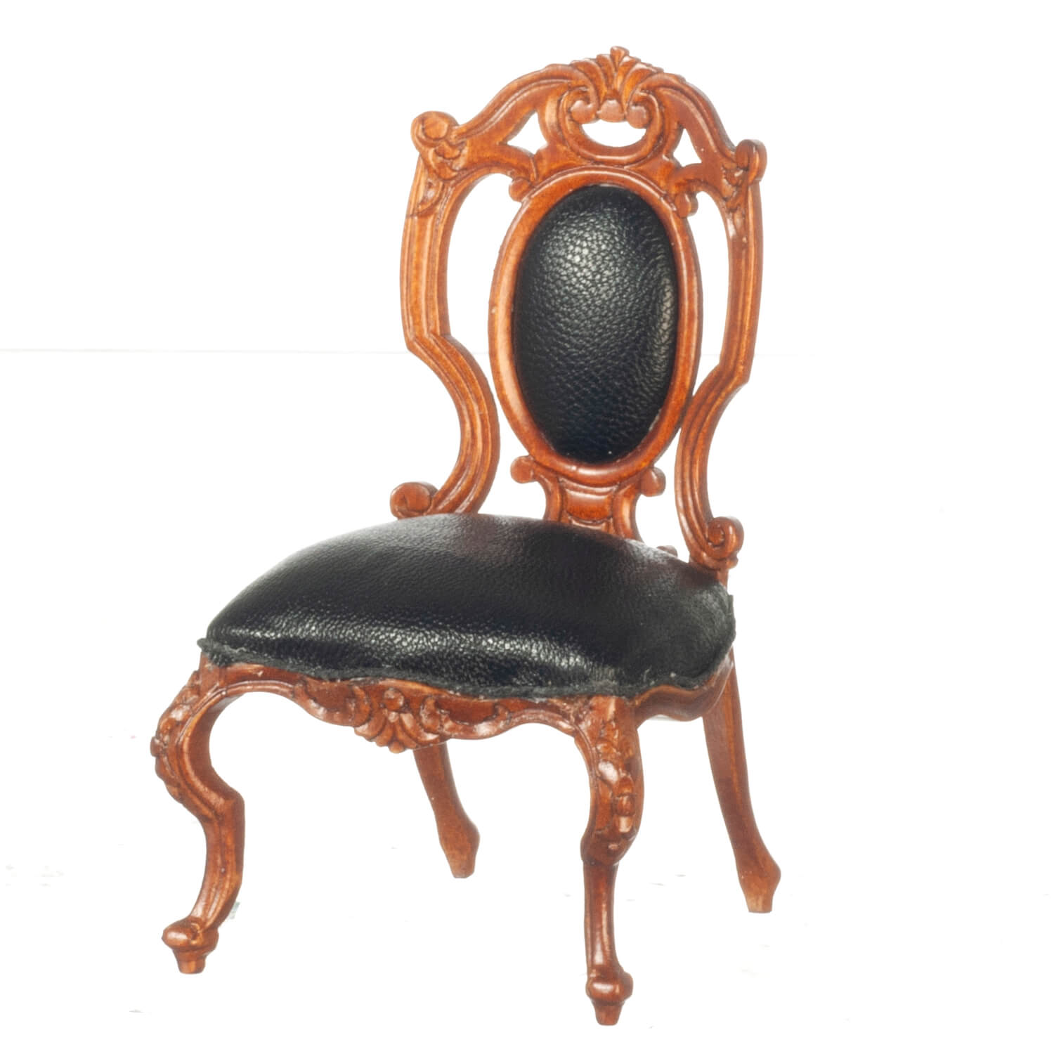Italian Renaissance Desk Upholstered Chair - Walnut
