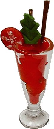 Bloody Mary Cocktail w/ Garnished