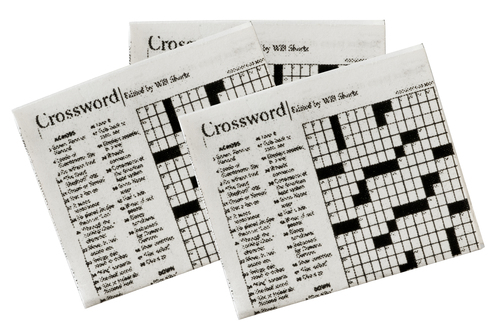 Crossword Puzzle 3pc