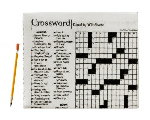 Crossword Puzzle w/ Pencil
