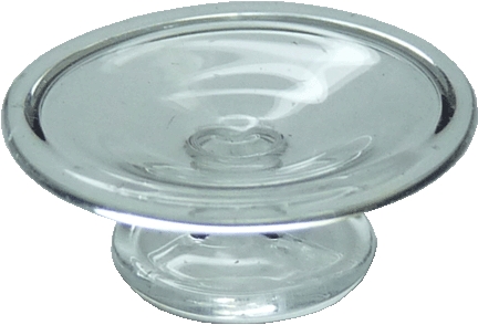 1/2in Scale Glass Cake Plate