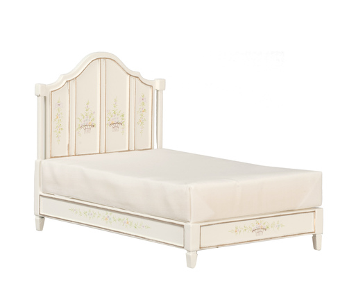 (image for) Bed - White Floral