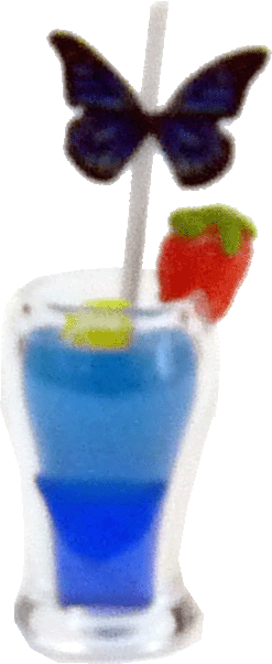 Blue Hawaiian Tropical Drink