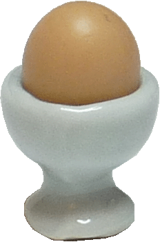 Brown Egg in Egg Cup